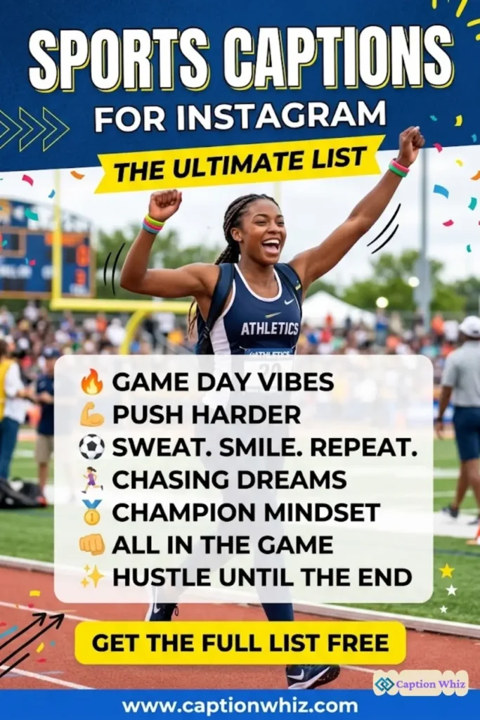 Unleash Your Game with 129+ Inspiring Sports Captions For Instagram