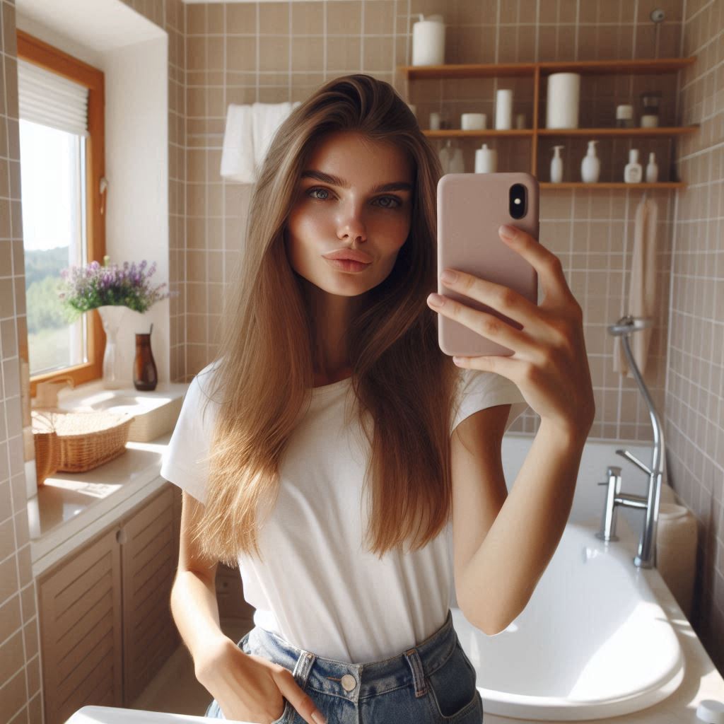 200+ Bathroom Selfie Captions For Instagram to Boost Your Posts 2 Cute Bathroom Selfie Captions for Girls