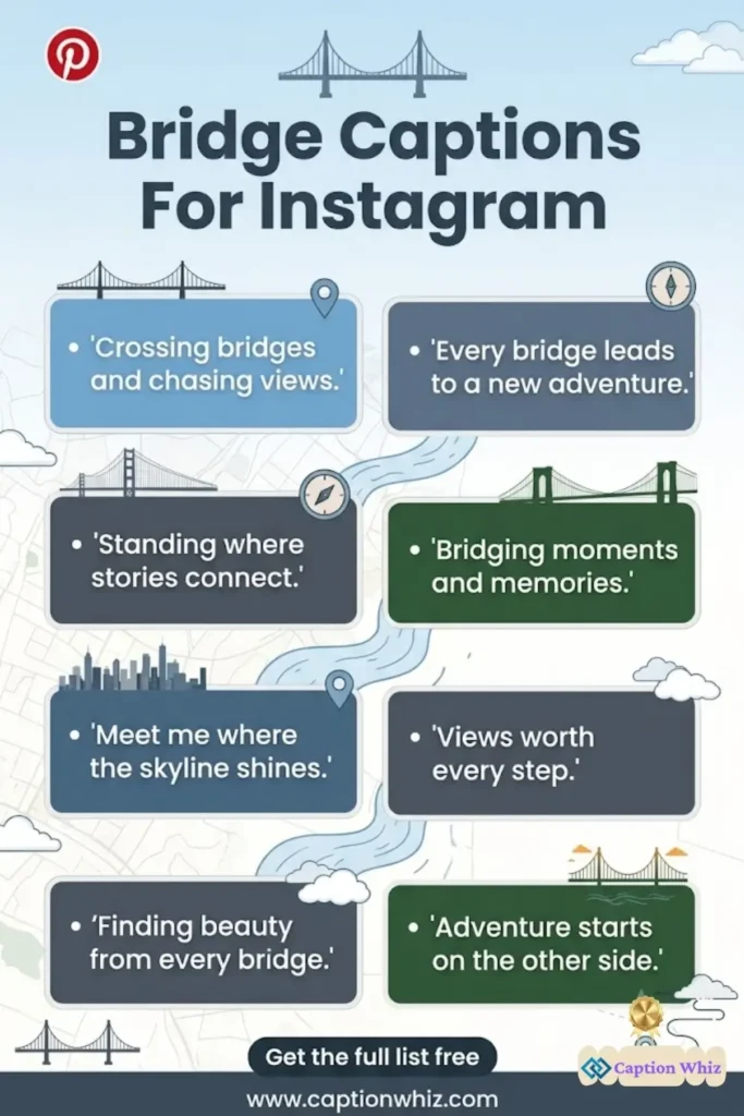 Bridge Captions For Instagram That Spark Joy 137+ Times Over in 2026