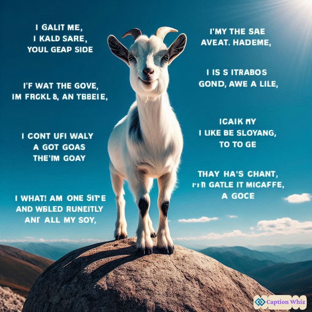 135+ Goat Captions For Instagram To Show Off Legendary Moves And Iconic Vibes