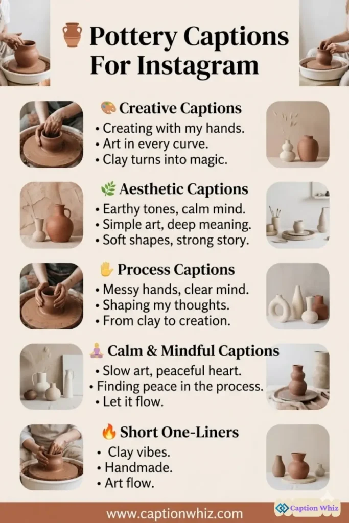 149+ Craft Your Art with Pottery Captions For Instagram That Inspire Creativity
