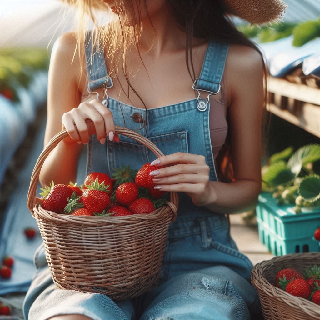200+ Strawberry Picking Instagram Captions for Sweet Memories 3 Fun Strawberry Picking Captions for Friends