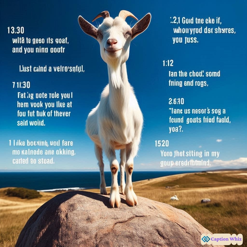 135+ Goat Captions For Instagram To Show Off Legendary Moves And Iconic Vibes