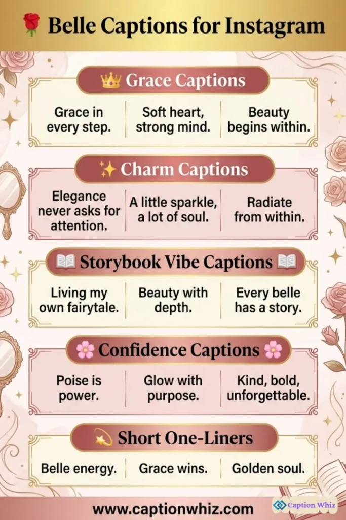 137+ Magical Belle Captions For Instagram and Quotes to Enchant Your Feed