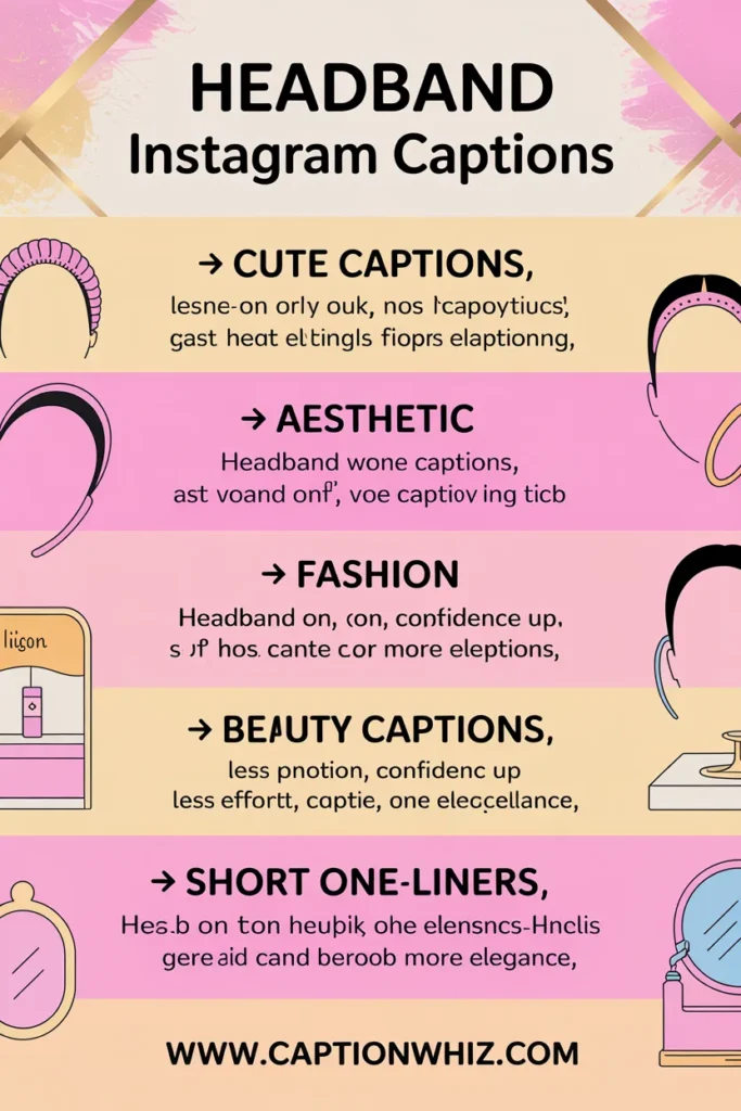 127+ Stylish Headband Captions For Instagram and Quotes That Spark Joy