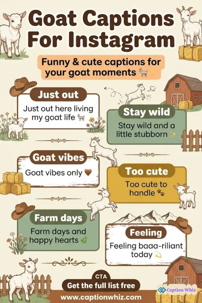 135+ Goat Captions For Instagram To Show Off Legendary Moves And Iconic Vibes