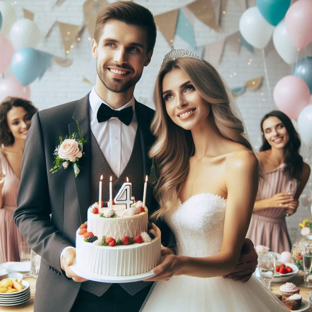 200+ 4 Year Wedding Anniversary Captions Instagram for Love