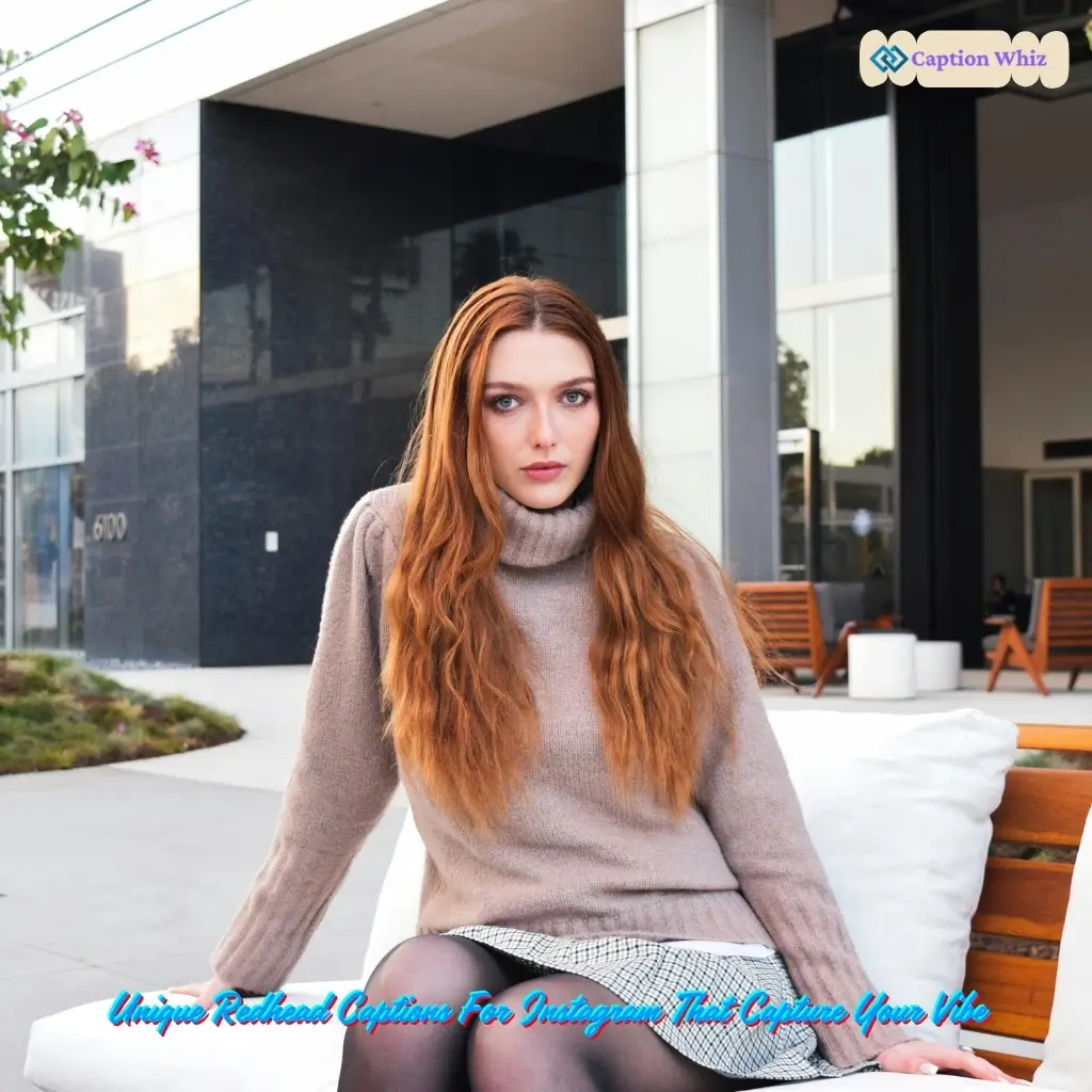 Sassy Redhead Captions For Instagram & Quotes That Spark Joy 125+ Times Over in 2026