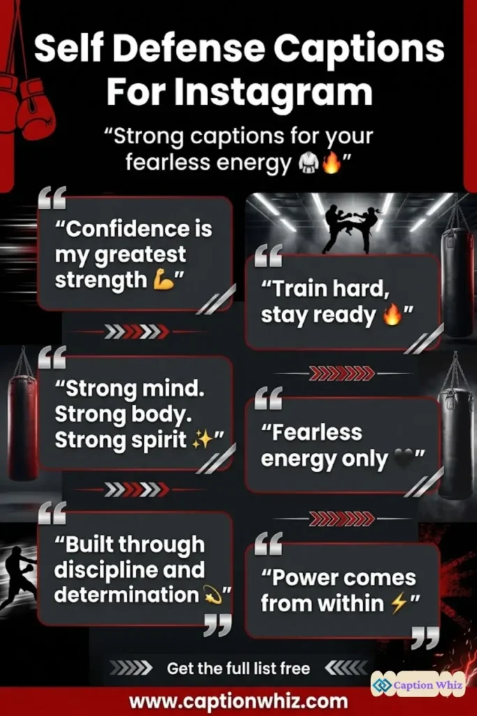 143+ Empowering Self Defense Captions For Instagram And Quotes That Pack a Punch