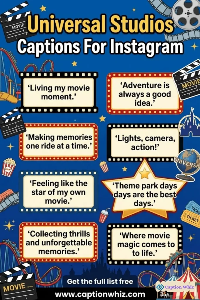 127+ Magical Universal Studios Captions For Instagram And Quotes to Boost Your Fun