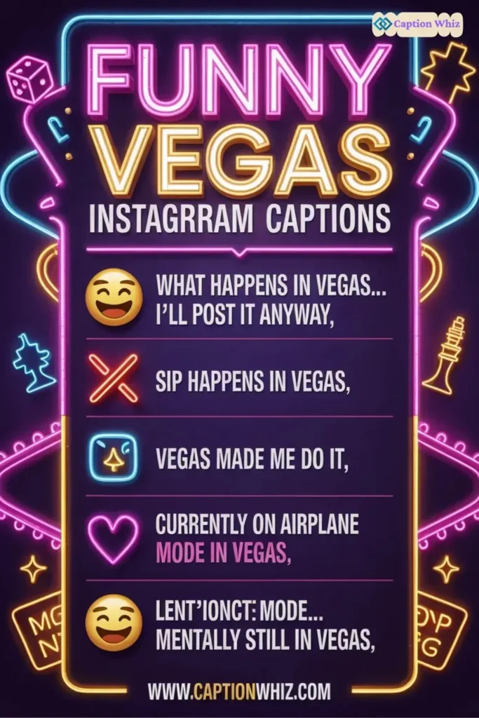 123+ Funny Vegas Instagram Captions for Your Next Adventure zz