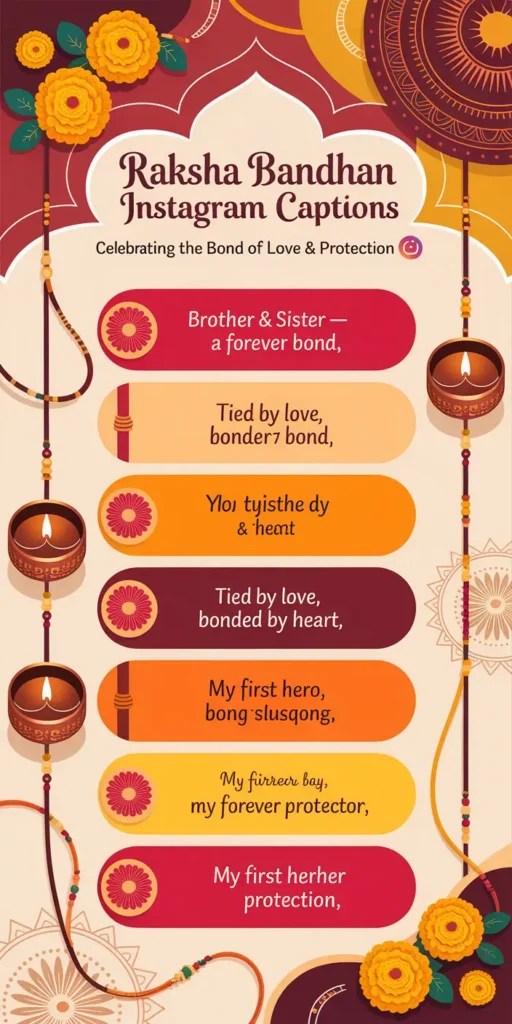 195+ Top Raksha Bandhan Captions For Instagram to Celebrate Love