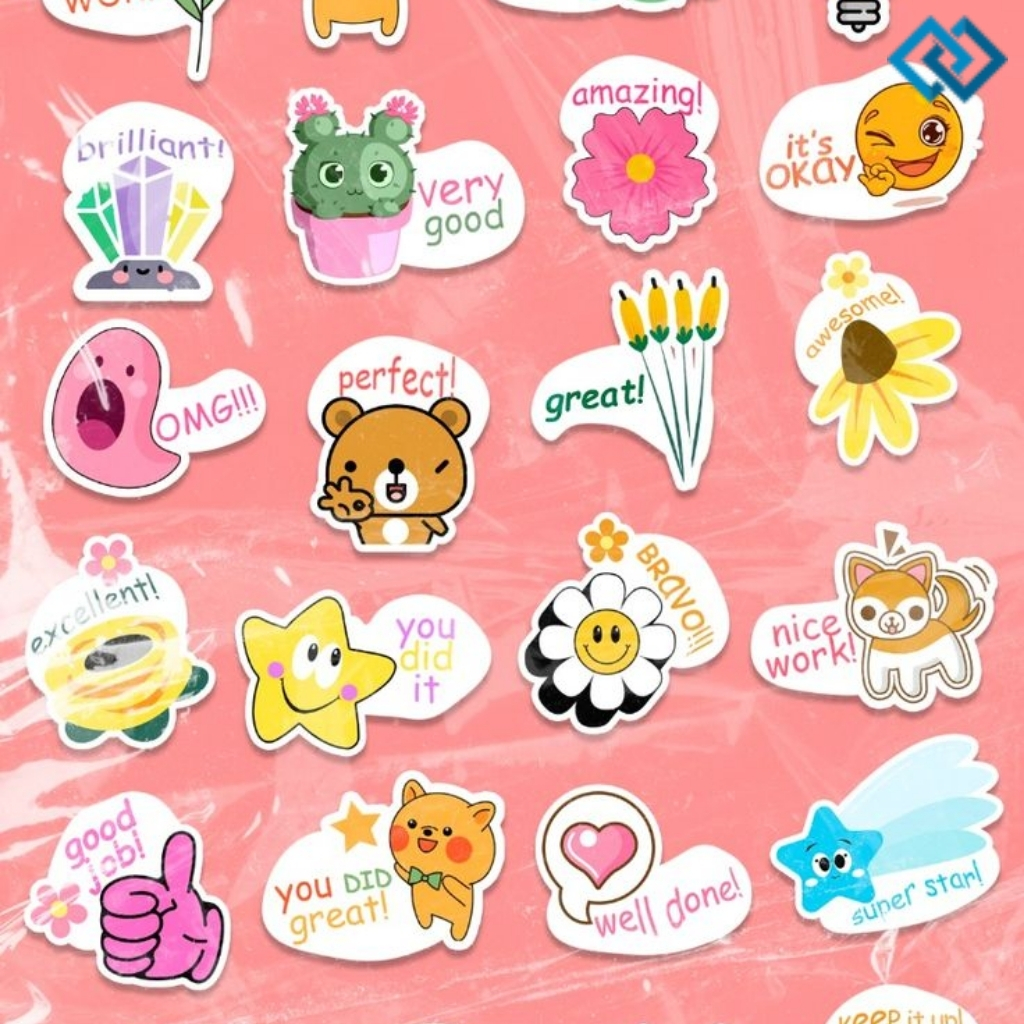 National Sticker Day Captions