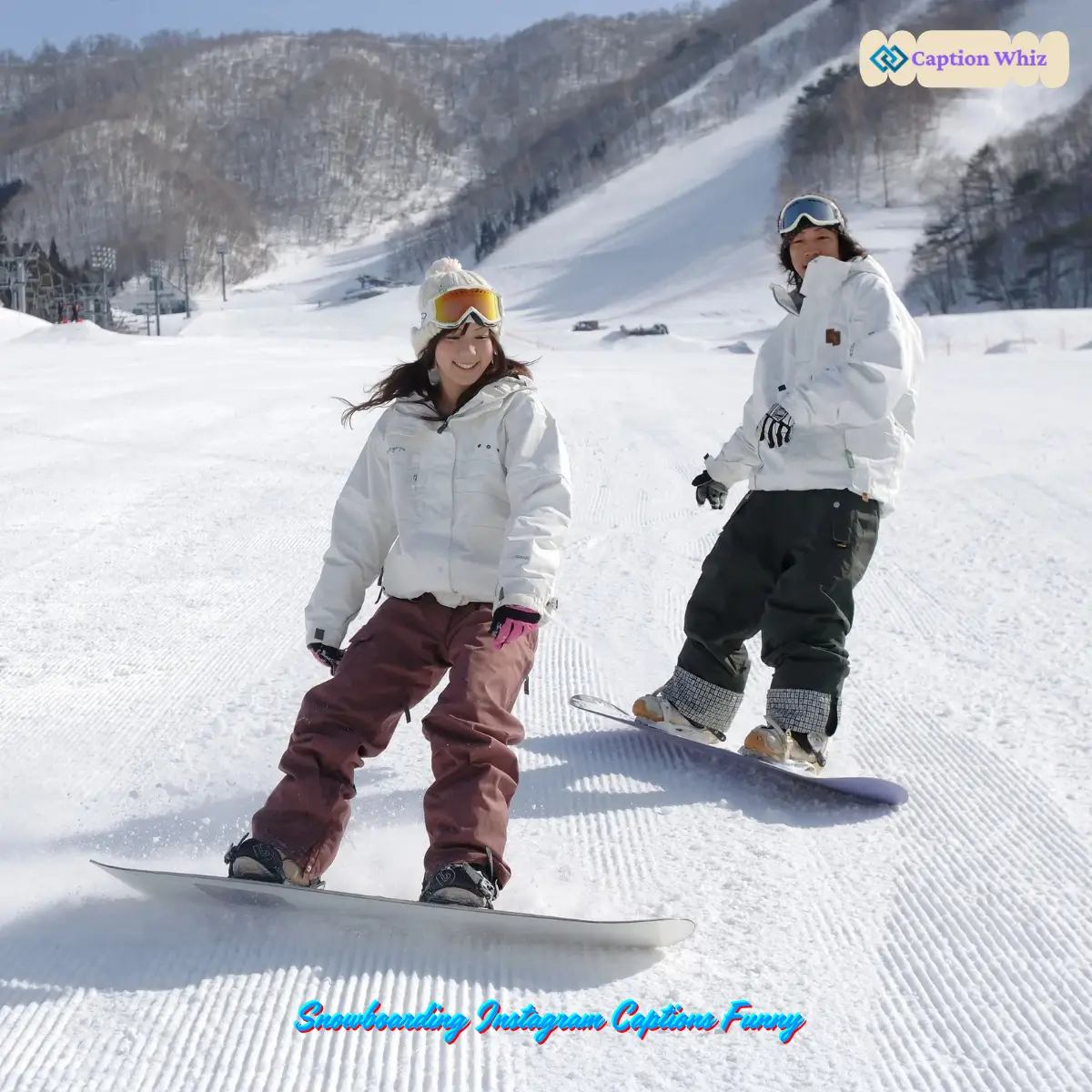 137+ Snowboarding Instagram Captions Funny for Your Next Post