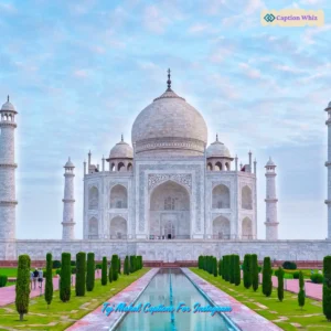 135+ Top Taj Mahal Captions For Instagram to Capture the Beauty of Love