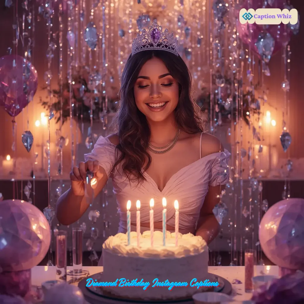 Diamond Birthday Instagram Captions