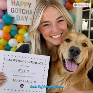 145+ Gotcha Day Instagram Captions for Your Special Moments
