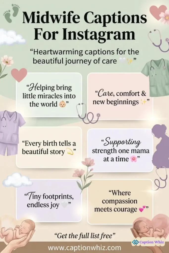 193+ Top Midwife Captions For Instagram That Celebrate Birth and Motherhood Magic