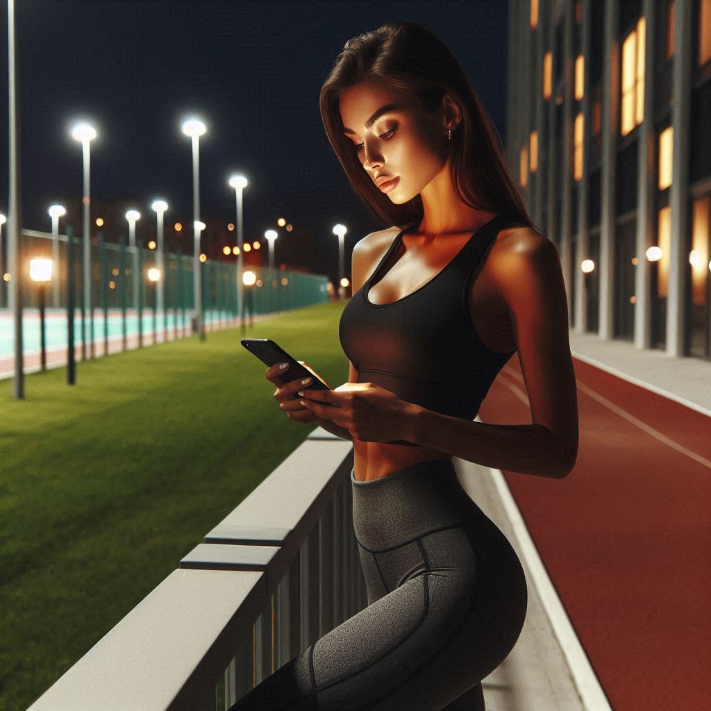 Motivational night workout captions