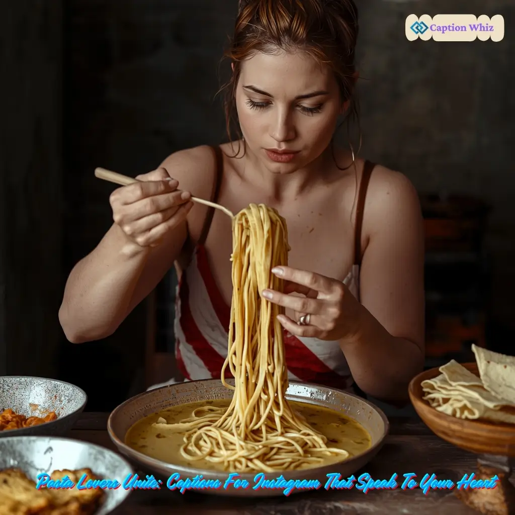 187+ Best Pasta Captions For Instagram That Will Make Your Followers Hungry