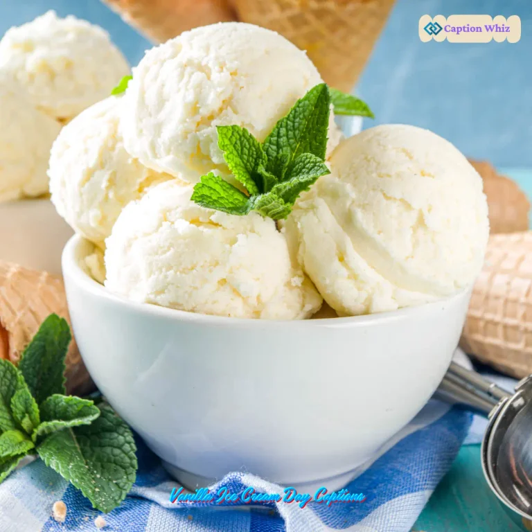 123+ Vanilla Ice Cream Day Captions to Sweeten Your Posts