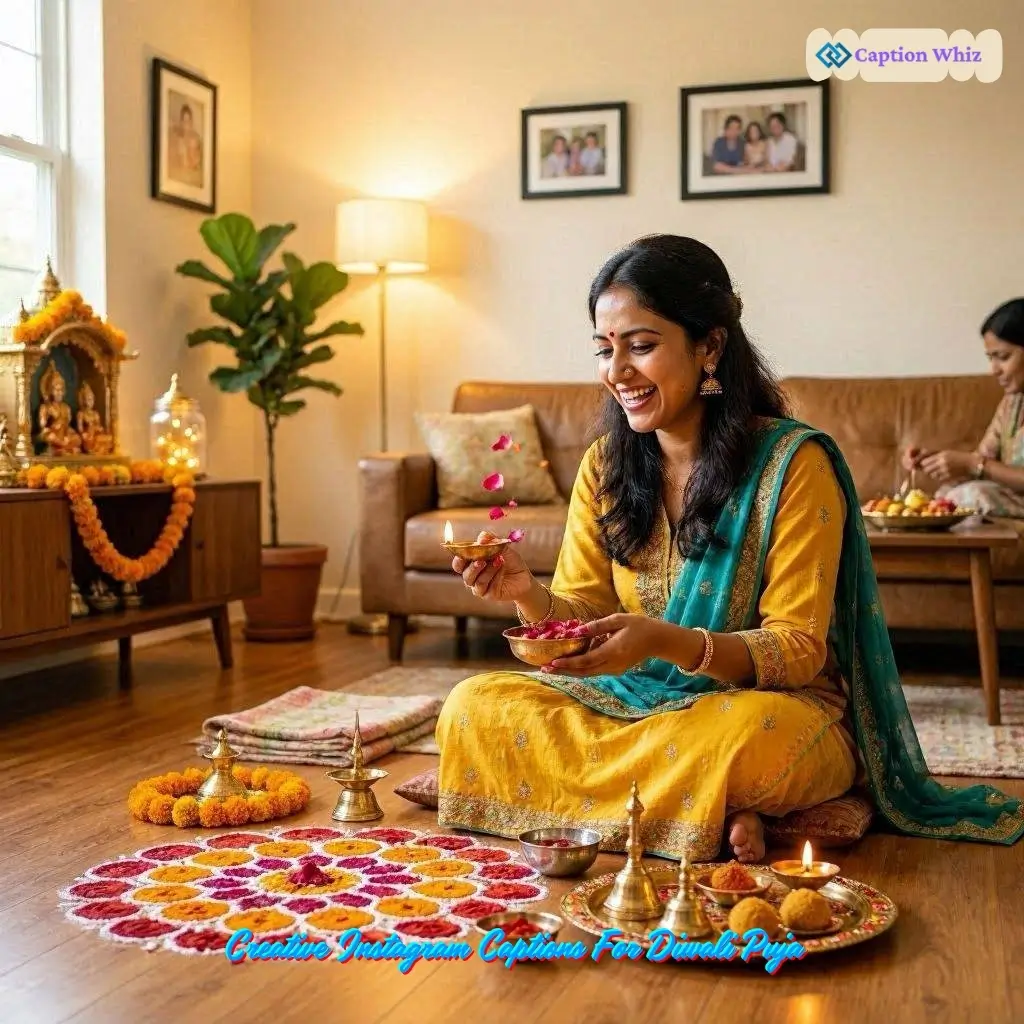 145+ Top Diwali Puja Captions For Instagram to Brighten Your Festive Moments