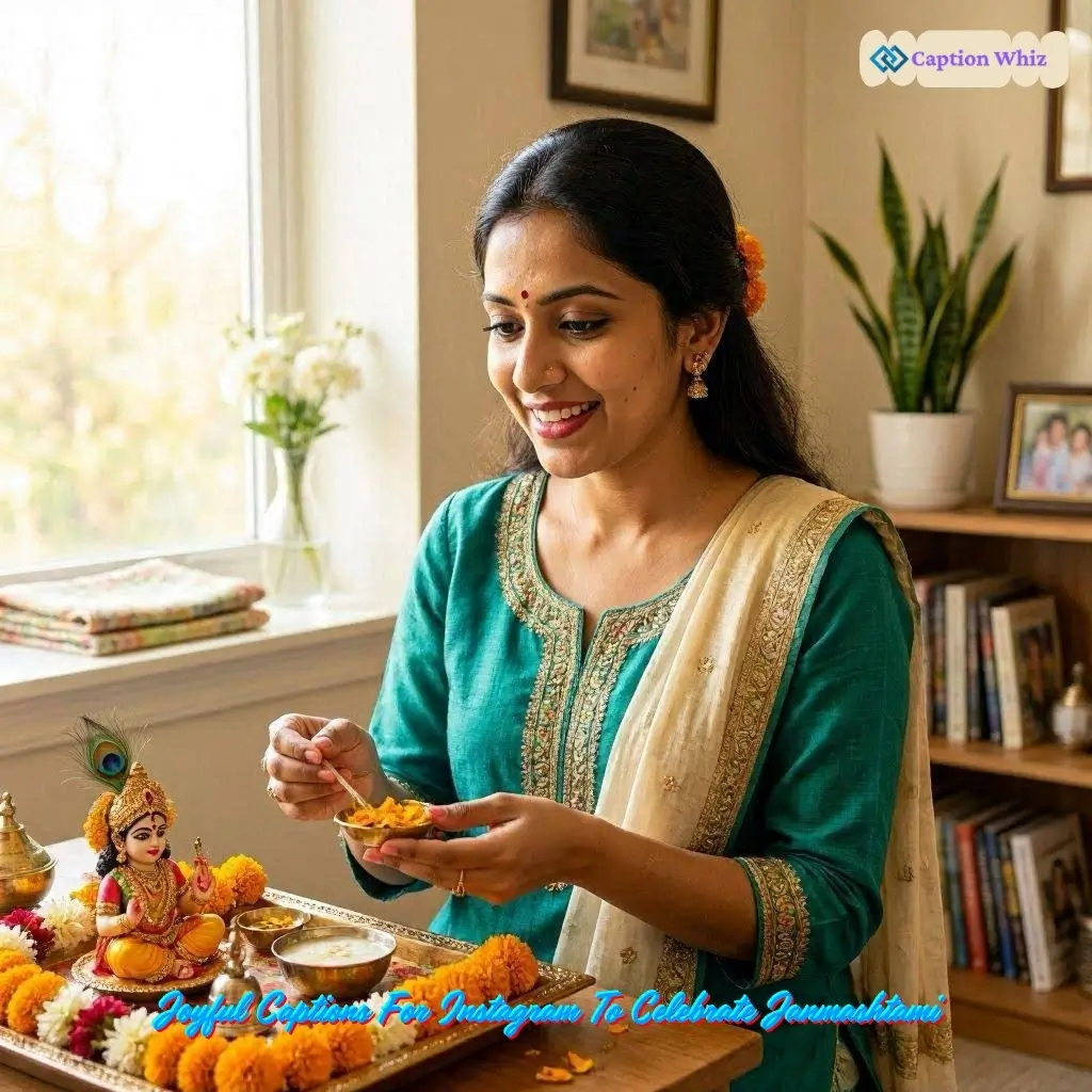 127+ Top Janmashtami Puja Captions For Instagram That Celebrate Love and Joy