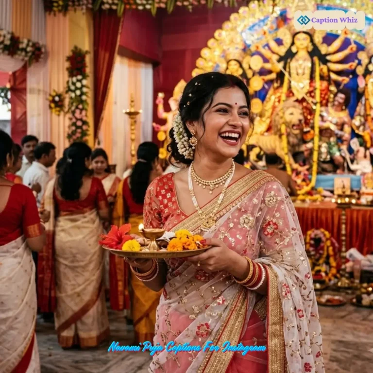 Navami Puja Captions For Instagram