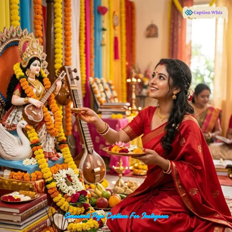 Saraswati Puja Captions For Instagram