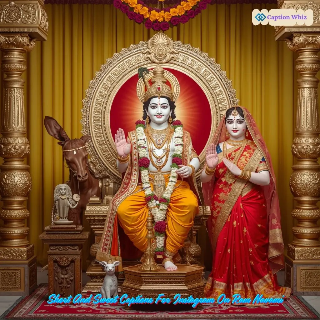 69+ Best Ram Navami Puja Captions For Instagram to Celebrate the Divine Spirit