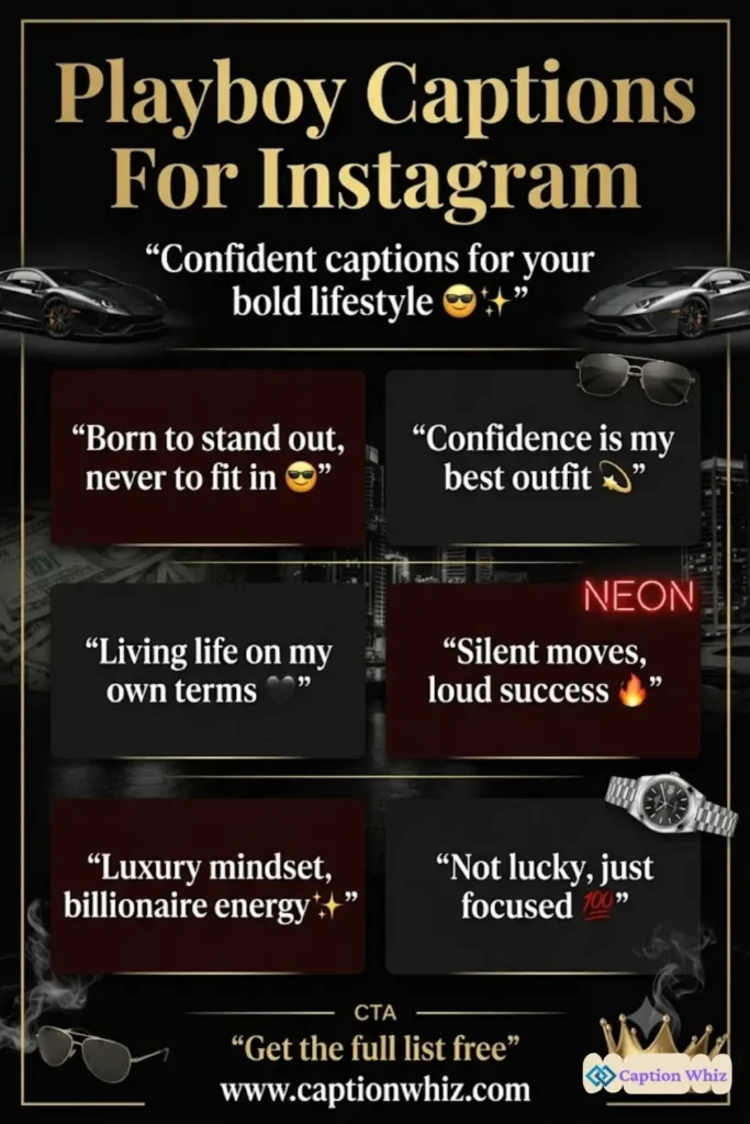 147+ Best Playboy Captions For Instagram That Will Turn Heads and Spark Fun