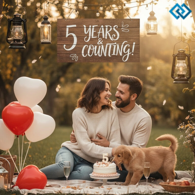 5 Year Love Anniversary Captions Instagram