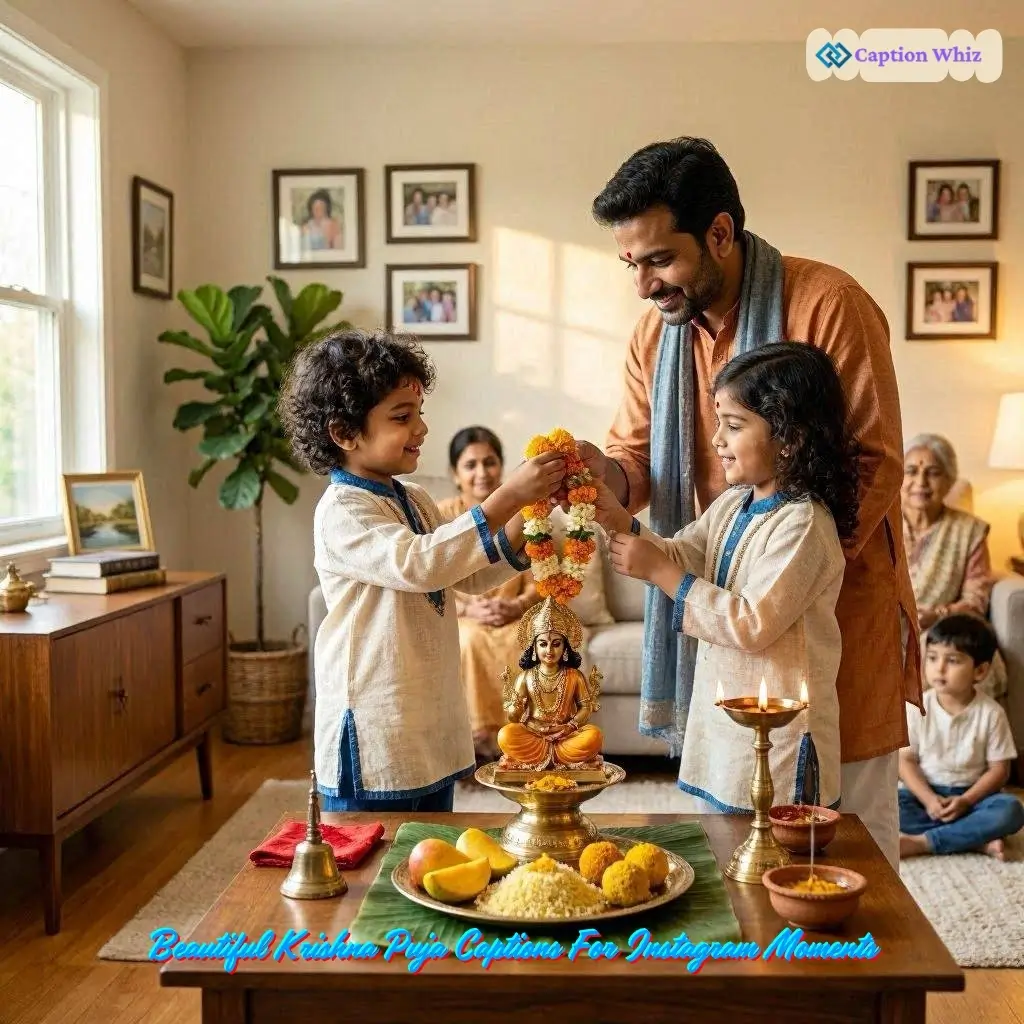 127+ Top Krishna Puja Captions For Instagram That Celebrate Joy and Devotion