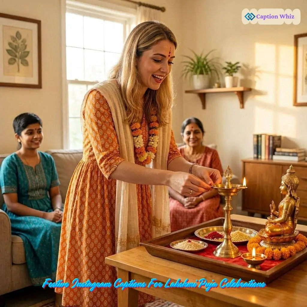 185+ Top Lakshmi Puja Captions For Instagram to Celebrate Abundance and Joy