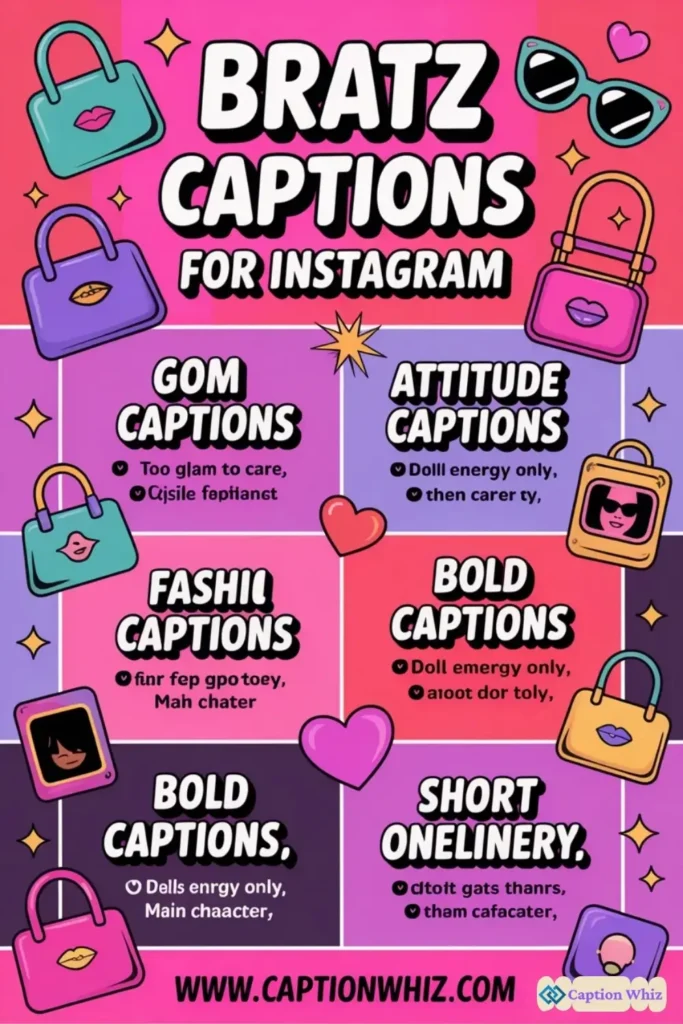 145+ Best Bratz Captions For Instagram That Spark Fun and Fashion Inspiration