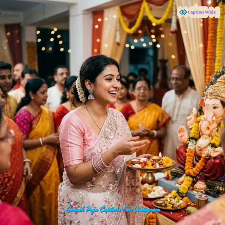 Ganesh Puja Captions For Instagram