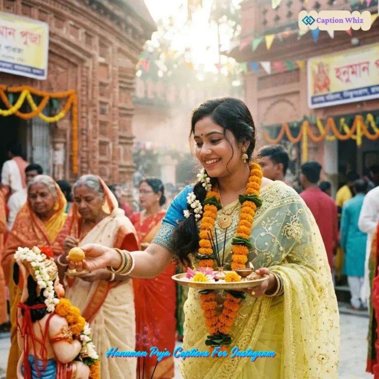 Hanuman Puja Captions For Instagram