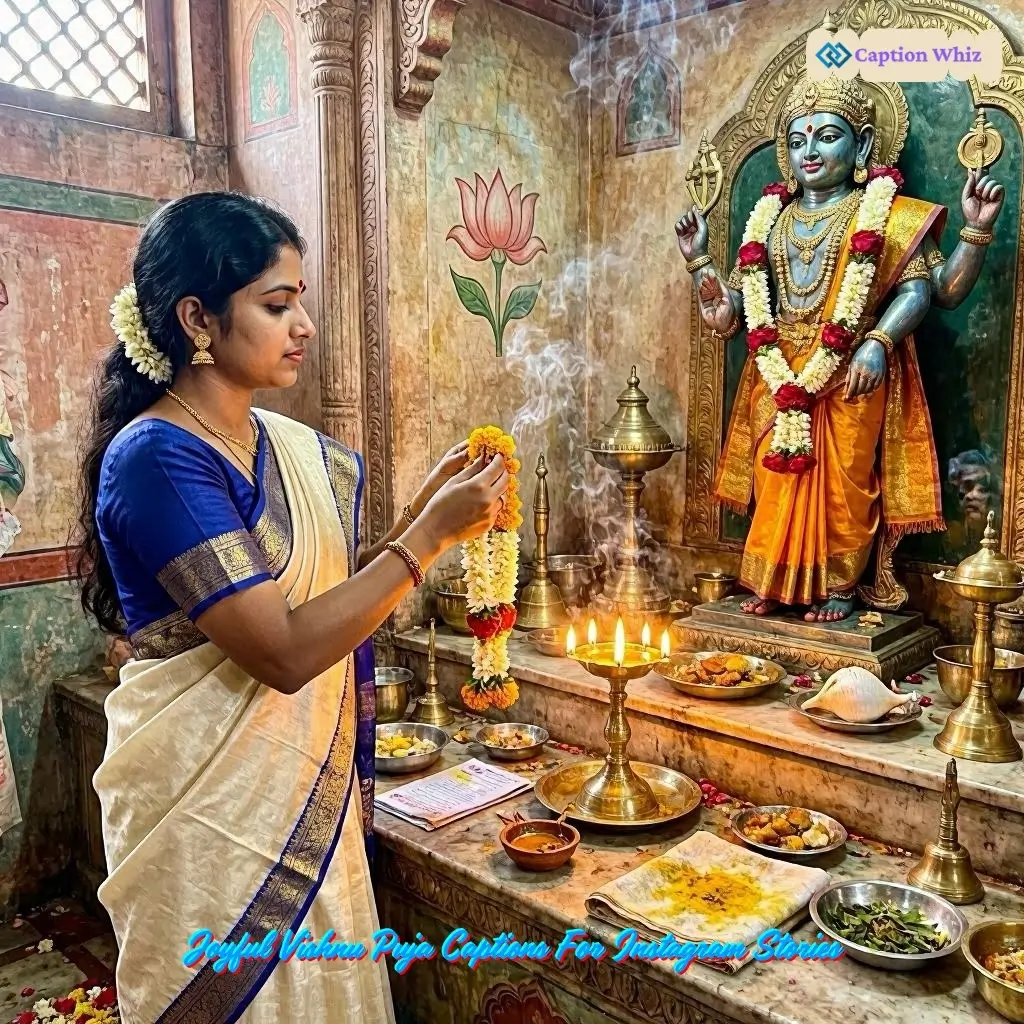 149+ Best Vishnu Puja Captions For Instagram That Celebrate Devotion and Faith in 2026