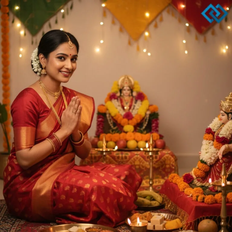 123+ Mahalaxmi Puja Captions for Instagram to Celebrate Prosperity and Joy