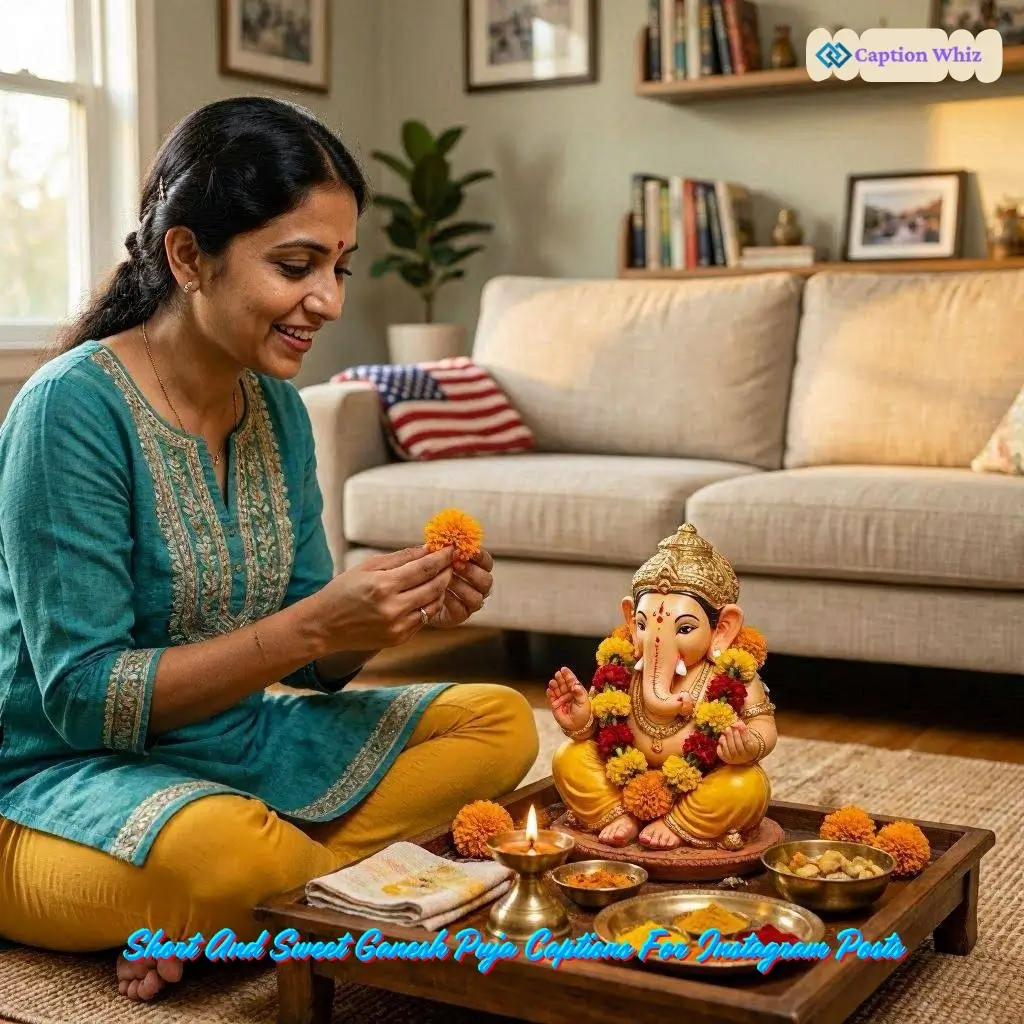 149+ Top Ganesh Puja Captions For Instagram to Celebrate with Joy and Devotion