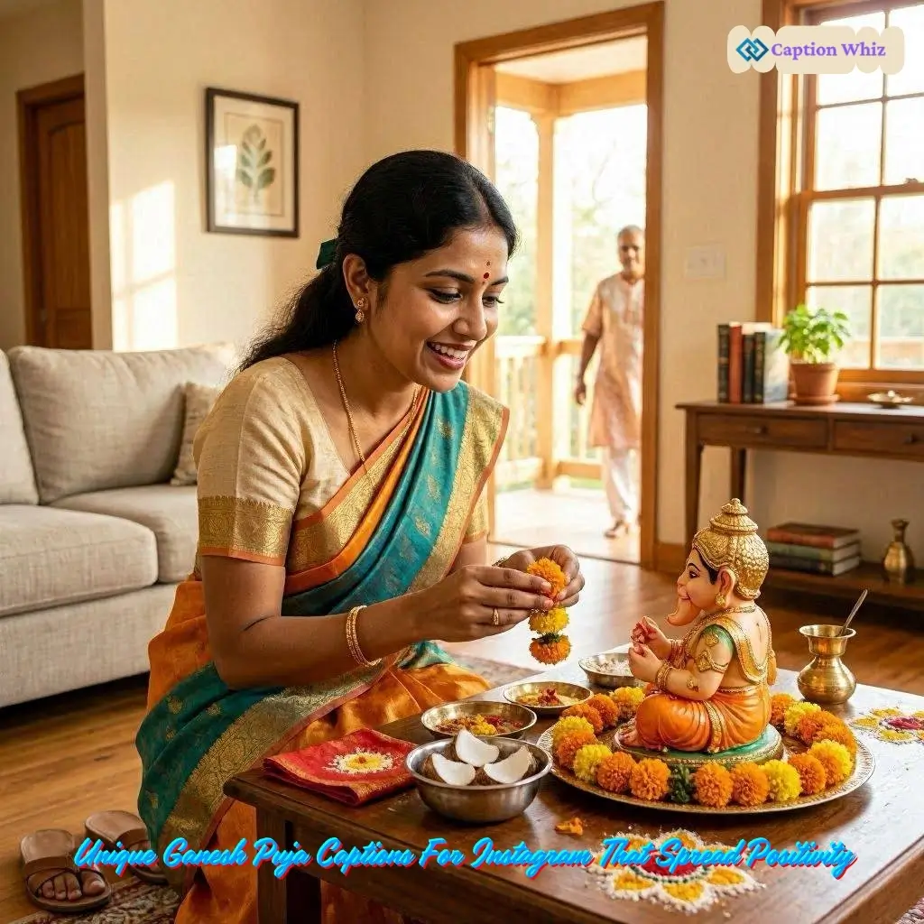 149+ Top Ganesh Puja Captions For Instagram to Celebrate with Joy and Devotion