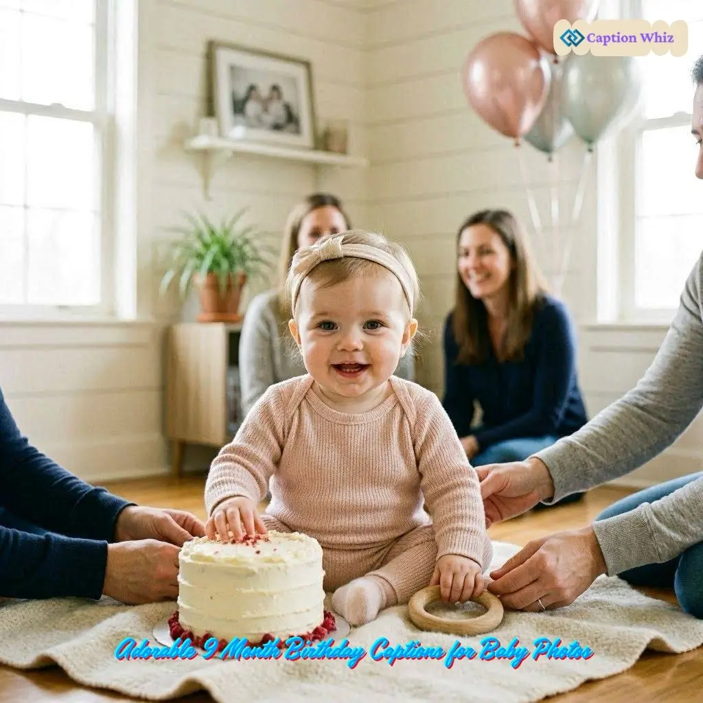 195+ Best 9 Month Birthday Captions For Instagram For Your Little One