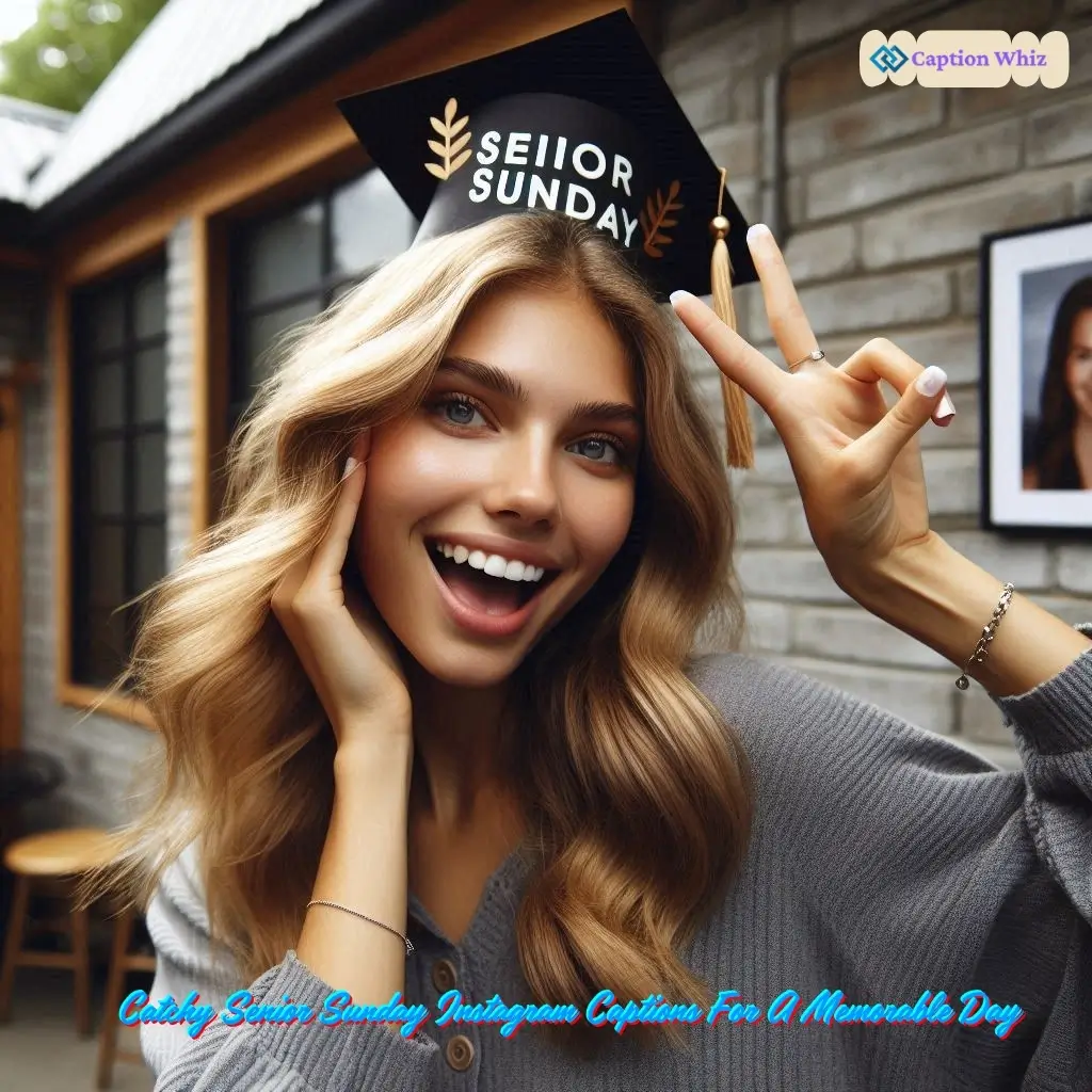 149+ Top Senior Sunday Captions For Instagram to Celebrate Your Graduation Journey