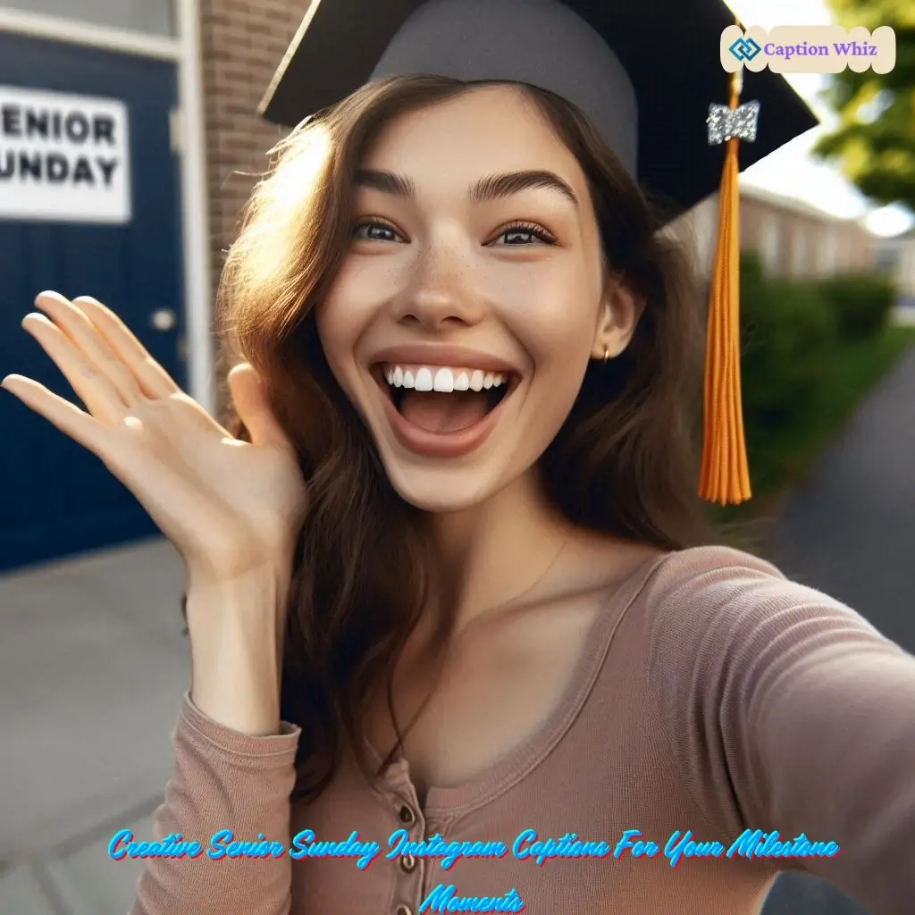 149+ Top Senior Sunday Captions For Instagram to Celebrate Your Graduation Journey