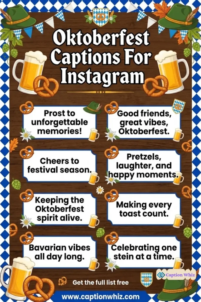 173+ Top Oktoberfest Captions For Instagram Fun Celebrations