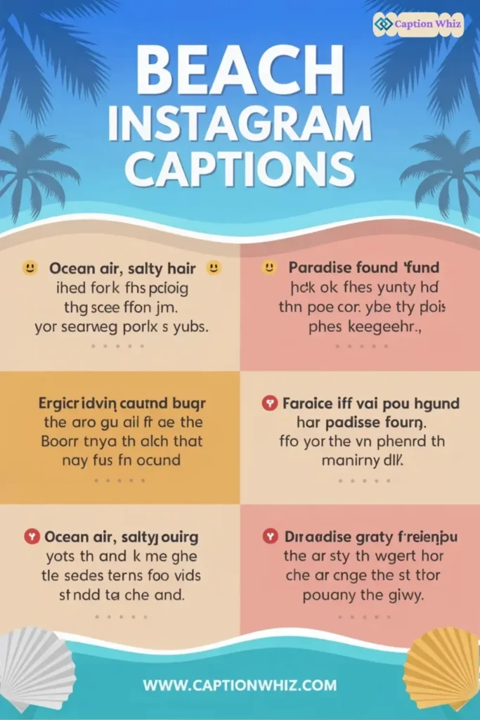 135+ Irresistible Beach Captions For Instagram That Make Waves and Inspire Quotes (Pi)
