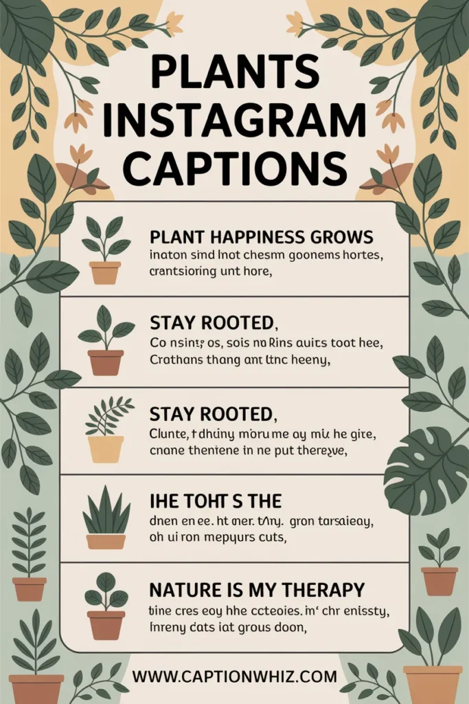 165+ Best Plants Captions For Instagram That Bring Your Greenery to Life