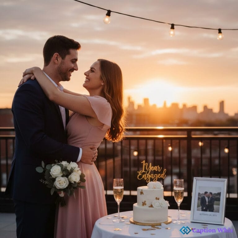 1 Year Engagement Anniversary Captions For Instagram