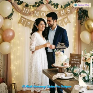 Celebrate Love with 10 Month Anniversary Captions For Instagram and Quotes 143+ Delightful Moments