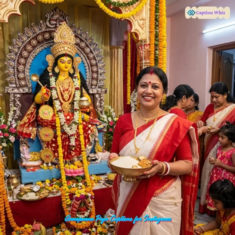 135+ Best Annapurna Puja Captions for Instagram to Celebrate with Joy and Gratitude